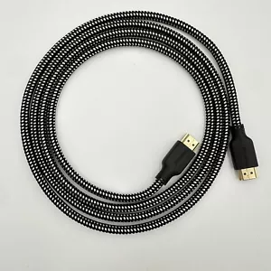 PowerBear 4K HDMI Cable 6ft | High Speed, Braided Nylon & Gold Connector - Picture 1 of 1