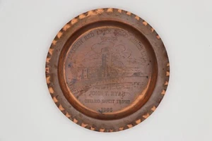 Placa de cobre Madsen Red Lake Gold Mines Ltd ganador Ontario Safety Trophy 1966 - Imagen 1 de 12