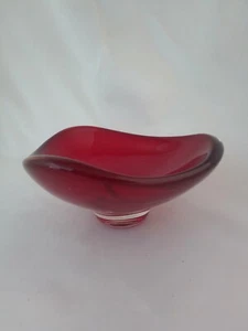 Whitefriars, Rubinrot, Geoff Baxter, 9516 Schale - Bild 1 von 10