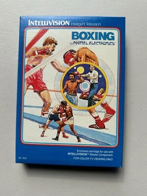 "Boxing" Intellivision 1980 Video Game Mattel Electronics COMPLETE 349 - Image 1 of 4