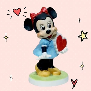 Figura De Colección Walt Disney Productions 'Minnie in Love' Minnie con Corazón de San Valentín - Imagen 1 de 11