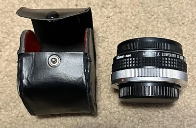ALBINAR-ADG auto tele converter 2x for CANON FD mount camera with caps lens - Image 1 of 3