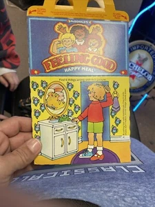 Scatola Happy Meal McDonald's 1985 Feeling Good - Indovina chi! Vintage e raro - Foto 1 di 3