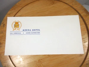 Sobre con membrete estacionario vintage Best Western® Mecca Motel Anaheim CA - Imagen 1 de 6