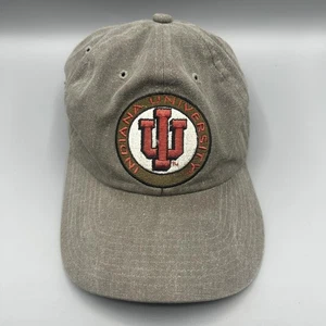 Indiana Hoosiers Mütze Kappe Riemen hinten Herren grau NCAA College Basketball Einheitsgröße - Bild 1 von 10