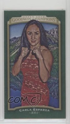 2017 Upper Deck Goodwin Champions Cloth Mini Lady Luck Back /25 Carla Esparza - Image 1 of 2