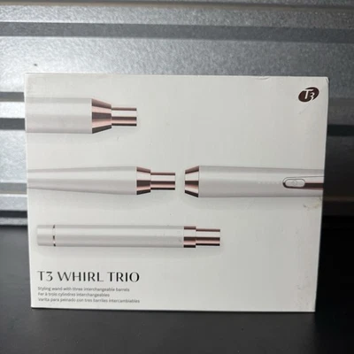 T3 Whirl Trio Interchangeable Styling Wand White - Image 1 of 4