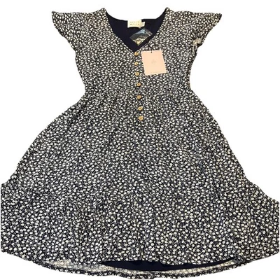 NWT Hello Molly Loving By Proxy Dress Women's Navy & White Floral Print Size XS - Image 1 of 4