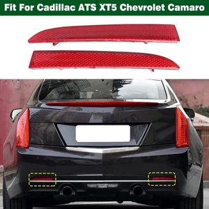 Par de reflectores de parachoques trasero para Chevrolet Camaro Traverse para Cadillac ATS XT5 - Imagen 1 de 12