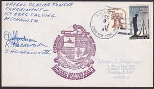 US ANTARCTICA Operation Deep Freeze 1977 US NAVY - SIGNED cover - Picture 1 of 2