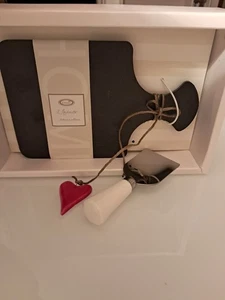 🧈💫Tagliere In Ardesia Nera Con Posata In Acciao e Porcellana- L'infinito Coll - Foto 1 di 9