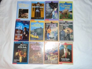 Menge 12 Vintage 1980er Scholastic Apple Taschenbücher Geistergeschichten - Bild 1 von 1