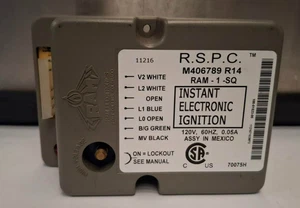 Trockner Zündsteuerung 6PIN Lip Out, R14 RAM-1-SQ.  Teile-Nr: M406789P [gebraucht] - Bild 1 von 3