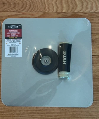 Hyde 09073 & 09074 Pro Aluminum Drywall Hawk 13" X 13" &  10" X 10" Set of 2 New - Image 1 of 4