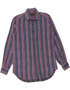 Camicia uomo ETRO taglia 40 media multicolore a righe DO16 - Foto 1 di 3