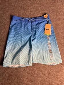 Quicksilver Everday Warp Fade Boardshorts Size 27 Blue NWT - Picture 1 of 5