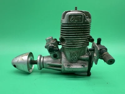 Motor de avião de controle remoto usado OS LA 40 Max RC nitro dois tempos - Imagem 1 de 4