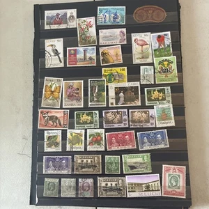 Collection Or Foreign Mint Used On Cards All British Malta Bermuda N598 - Picture 1 of 10