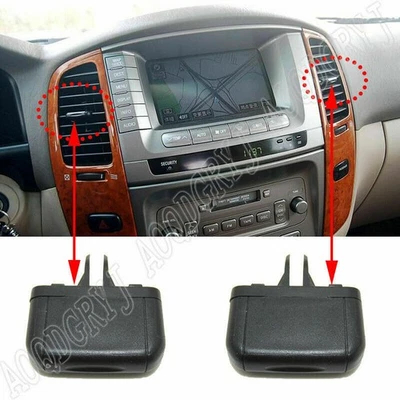 Para Land Cruiser FJ/LC100 ar-condicionado médio saída de ventilação guia clipe reparo 2 peças - Imagem 1 de 4