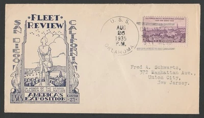 USS Oklahoma (BB-37), Fleet Review San Diego, Aug 26, 1935 - Image 1 of 2