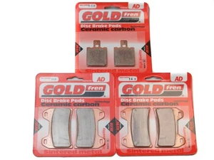 Brake Pads Front & Rear For Ducati Monster Dark ie 400 () 2005-2006 - Picture 1 of 3