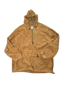 GAP Pullover Jacket Mens XL Corduroy Hooded Kangaroo Pocket Vintage 90s Y2K - Picture 1 of 6