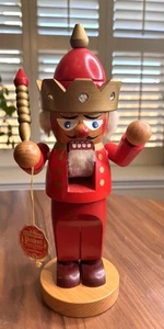 Steinbach Chubby Red King 1995 - 13" Sammlerstück Deutscher Nussknacker - S741 - Bild 1 von 11