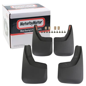 Front Rear Factory Style Mud Guards Splash Flaps for 2014-2018 Chevy Silverado M - Foto 1 di 8