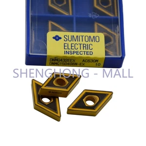 10pcs/1box Sumitomo DNMG150408N-EX DNMG432EEX AC630M CNC Carbide Inserts new - Picture 1 of 6