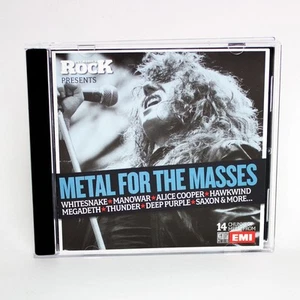 Metal For The Masses - Megadeth Hawkwind Whitesnake Deep Purple Saxon - music cd - Picture 1 of 3