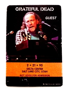Grateful Dead Backstage Pass Utah Salt Lake City 21.02.95 21.02.1995 30 Reisen 1995 - Bild 1 von 11