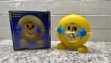 Smiley Face Clock with Hands  4" Diameter - Tested Working