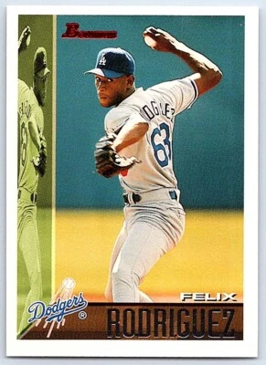 1995 Bowman Felix Rodriguez Rookie Los Angeles Dodgers #81 - Image 1 of 2