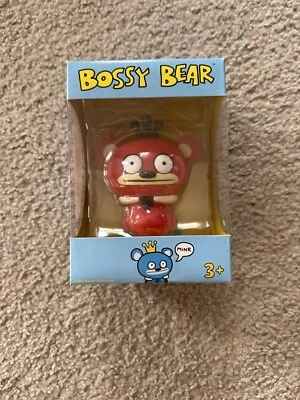 RARO Bossy Bear edição especial rosa com coroa azul - Imagem 1 de 4