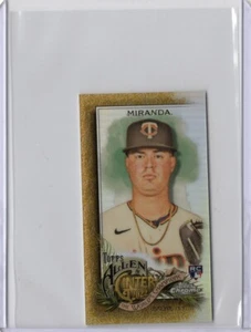 2022 Allen & Ginter Chrome Mini Gold /50 #257 Jose Miranda RC - Minnesota Twins - Picture 1 of 2