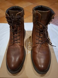 Stiefel aus Leder Gr. 45,0 - COX, Braun - Bild 1 von 10