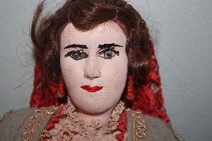 OOAK Trans Handmade Folk Doll 19.5" Large Transgender Fabric creepy - Picture 1 of 12