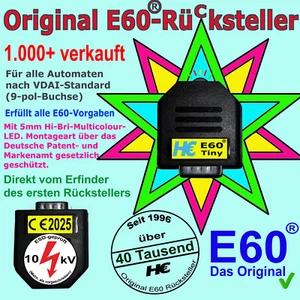 2025er Herstellung. Original E60 Rücksteller. Für alle gängigen Spielautomaten. - Bild 1 von 19