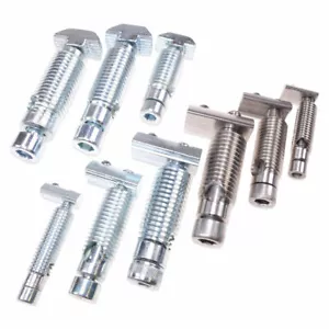100x Set Automatic Connector Slot 5/6/8/10, Type I/B, Steel/Stainless Steel - Picture 1 of 7