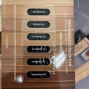 10x Lancome Teint Idole Ultra Wear Foundation 6 Farbtöne Probe 140 220 260 310 420 - Bild 1 von 5