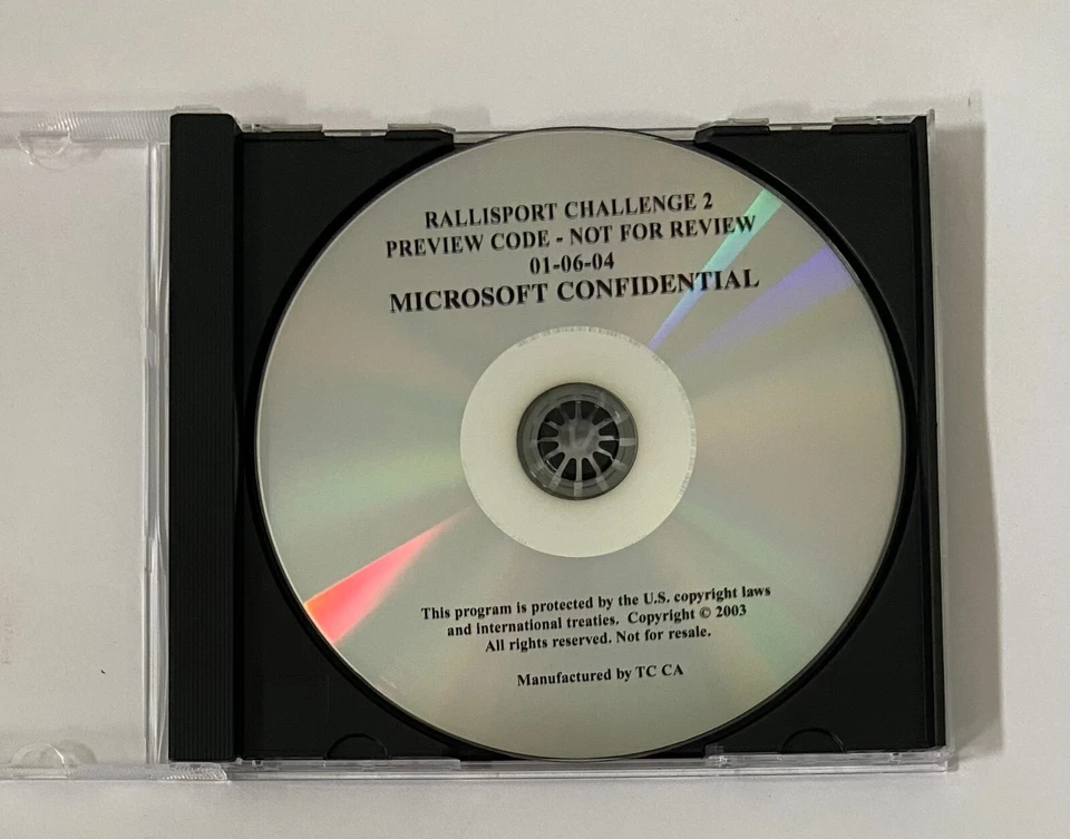 RalliSport Challenge 2 Preview Version - Microsoft Xbox - 2004 Pre-release code - Image 1 of 4