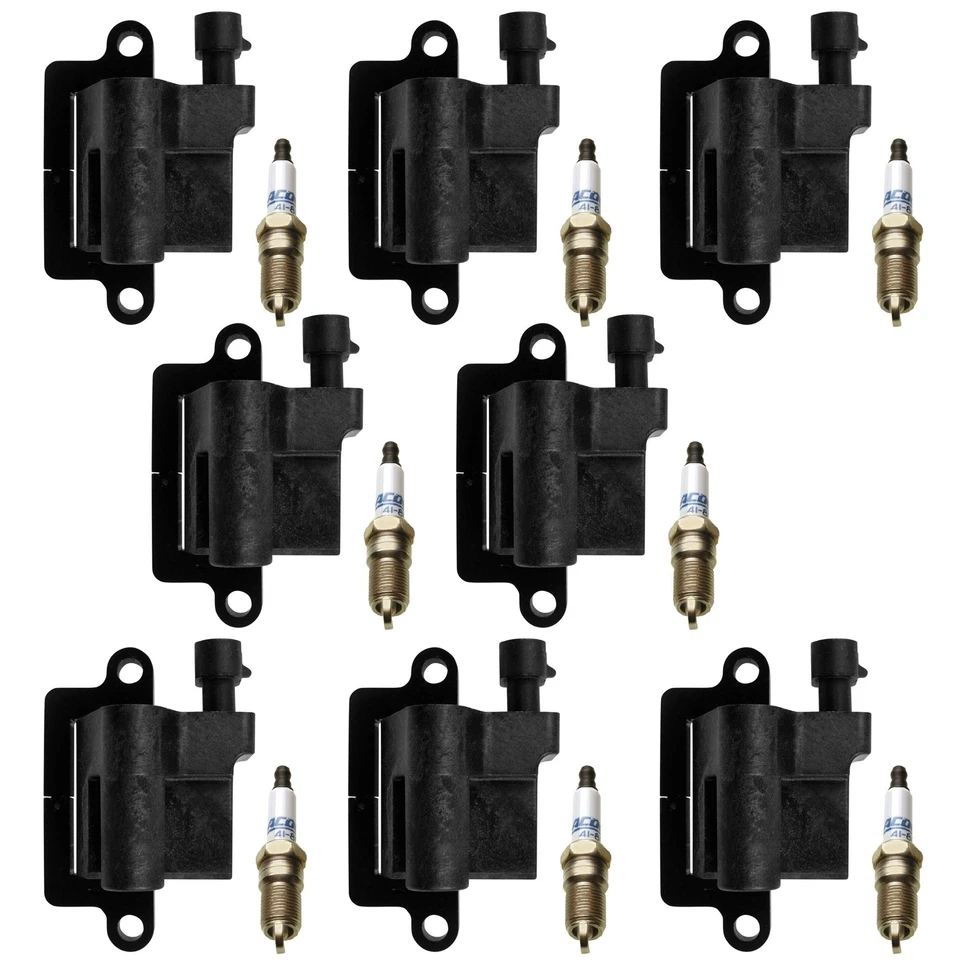 Kit de 8 bobinas de encendido GM OE y 8 bujías ACDelco para Chevy GMC Workhorse 8,1 L Foto 1 de 1