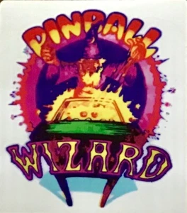 Flipper Wizard Arcade Spiele Flipperautomat Sticker - Bild 1 von 1