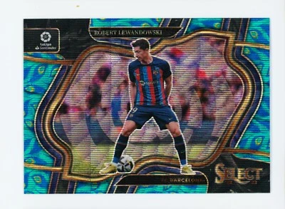 2022-23 Robert Lewandowski Panini Select Field Level Peacock Choice Card SSP - Image 1 of 3