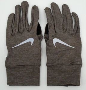 Nike Fleece Gloves Men's Dri-Fit Running Touch Ironstone/Silver - Picture 1 of 5