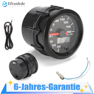 52mm Öltemperaturanzeige Auto Gauge Zusatzanzeige 7 Farben LED Zusatzinstrument - Bild 1 von 4