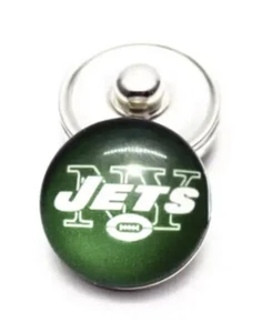 Football Fits Ginger Snap Button Snaps Noosa Football Jewelry 18mm - Picture 1 of 2