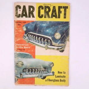 Car Craft Magazine January 1956, How To Laminate A Fiberglass Body - Picture 1 of 6