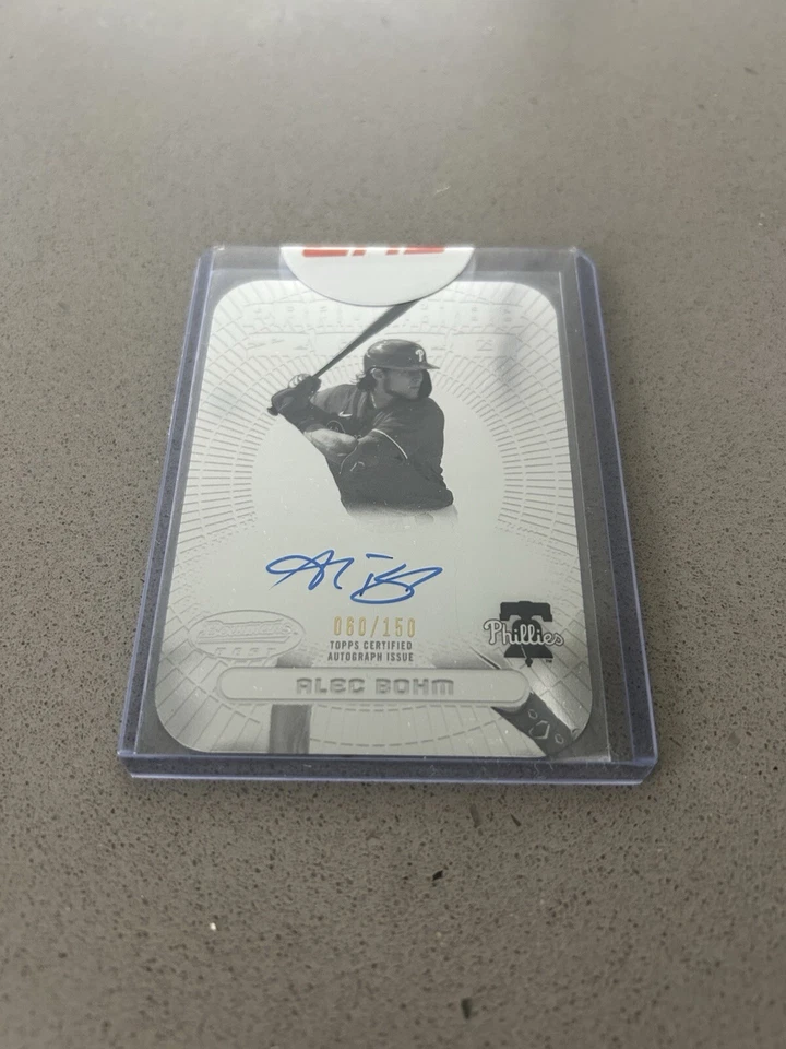 Alec Bohm 2020 Bowman’s Best Franchise Die Cut Auto /150 #F20-AB Phillies - Image 1 of 2
