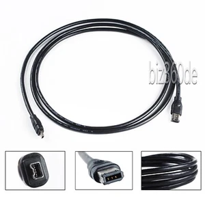 Premium Firewire cable 800 IEEE1394B 4 Pin to 6 Pin Male to Male 6 Ft 1.8M - Bild 1 von 12